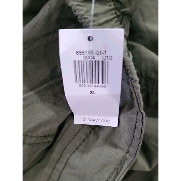 Old Navy Alpine Tundra Green Full Lngth Wide Leg Cargo Pants Women’s Size XL NWT - Picture 12 of 16
